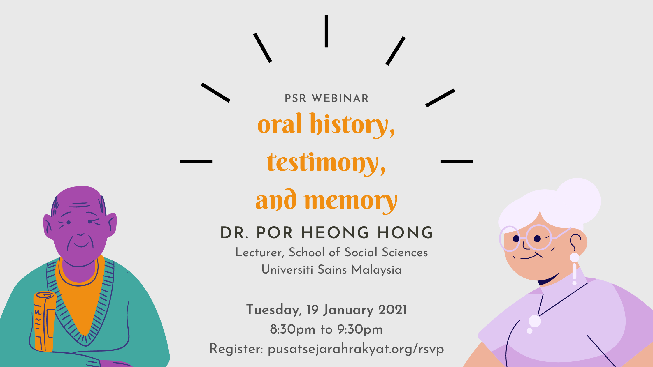 Photo of [Webinar] Oral history, testimony, and memory (video)