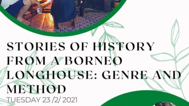 Photo of [Webinar] Stories of History from a Borneo Longhouse: Genre and Method (video)