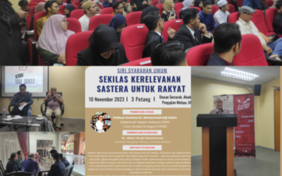 Siri Syarahan Umum Pusat Sejarah Rakyat #5 – Sasterawan Negara Prof. Emeritus Muhammad Haji Salleh