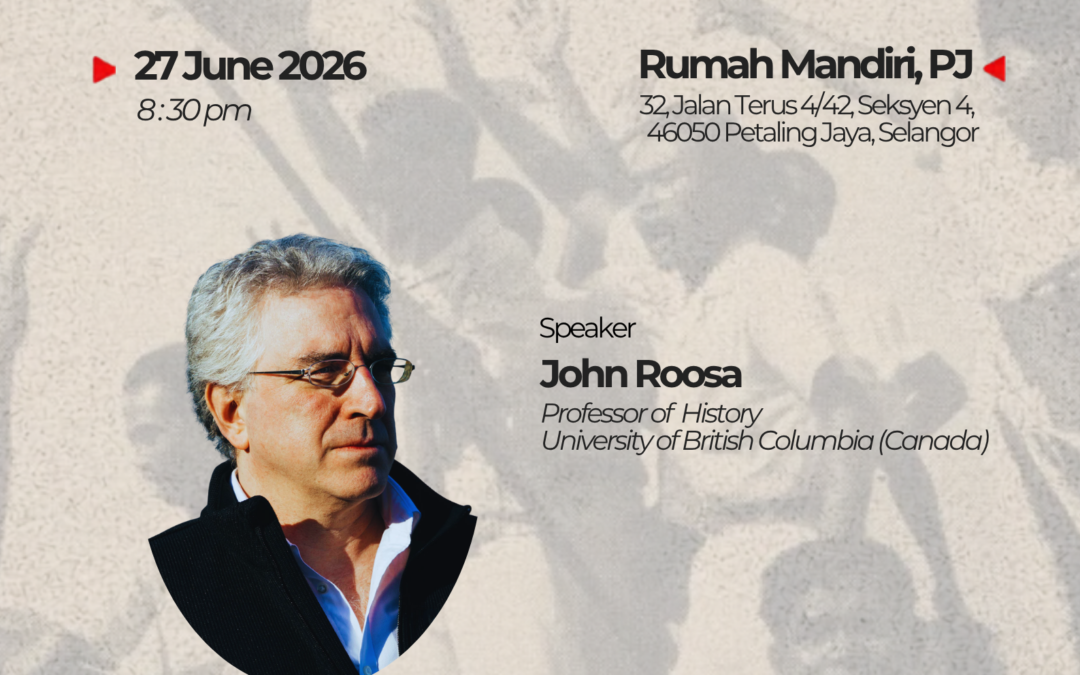 Siri Syarahan Umum PSR x Mandiri x Under The Banana Tree – An Agenda for Sejarah Rakyat in Indonesia