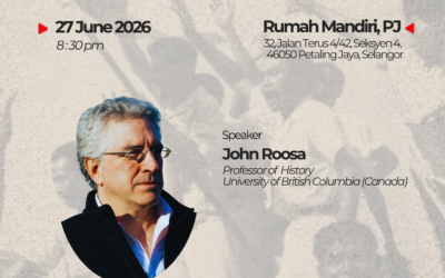 Siri Syarahan Umum PSR x Mandiri x Under The Banana Tree – An Agenda for Sejarah Rakyat in Indonesia