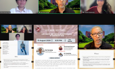 PSR Webinar – Not Here, Not There: law, death and social disappearance in Southeast Asia